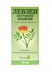 Левзея, экстракт д/приема внутрь [жидк.] 25 мл №1