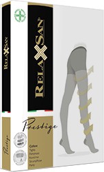 Колготки компрессионные Relaxsan Престиж из нитей двойной обкрутки 3D 1 класс компрессии 18-22мм рт.ст. р. 5 camel загар 140 den