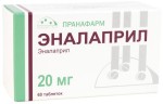 Эналаприл, таблетки 20 мг 60 шт