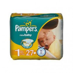 Подгузники 94 шт. Pampers нью беби мини 3-6 кг р. 2