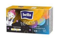 Тампоны Bella Тинс регуляр без аппликатора 16 шт.
